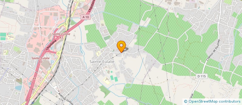localisation de l'entreprise SCI PATRIMONIALE A.A.P à SAINTE-EULALIE