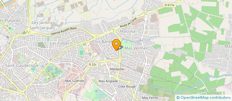 localisation de l'entreprise SCI PATRIMONIALE A.R.R.  PERPIGNAN