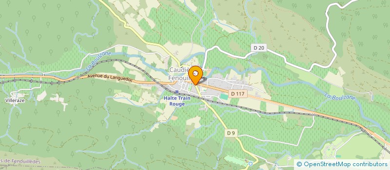 localisation de l'entreprise SCI PATRIMONIALE DE L'HERMITAGE  CAUDIES-DE-FENOUILLEDES