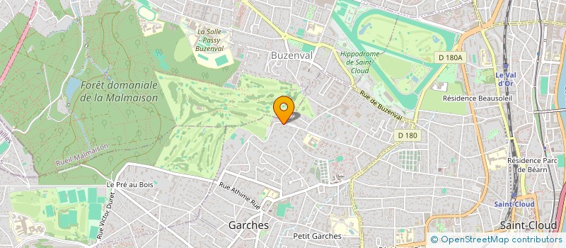 localisation de l'entreprise SCI PATRIMONIALE ET FAMILIALE DUFFORT  GARCHES