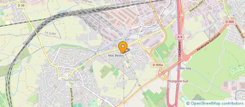 localisation de l'entreprise SCI PATRIMONIALE LASOBE à PERPIGNAN