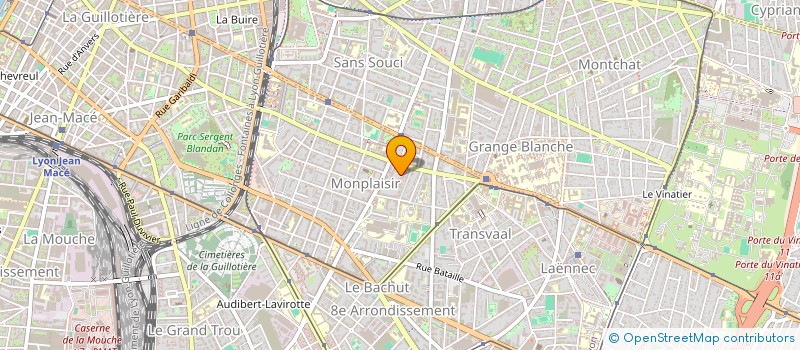 localisation de l'entreprise SCI PATRIMONIALE LUMIERE  LYON