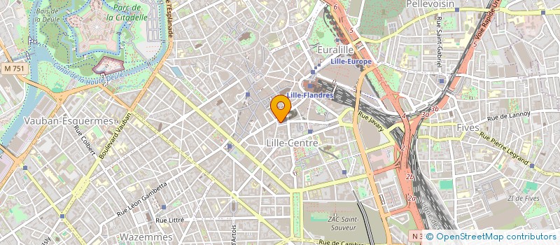 localisation de l'entreprise SCI PATRIMONIALE SECLIN RTE NATIONALE 25 à LILLE