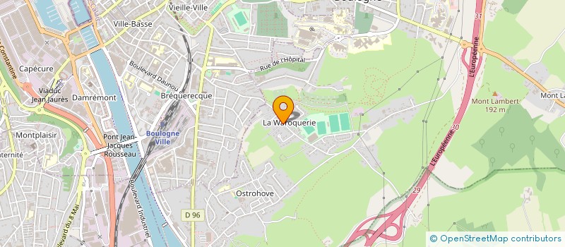 localisation de l'entreprise SCI PATRIMONIUM 16 18 FELIX ADAM à SAINT-MARTIN-BOULOGNE