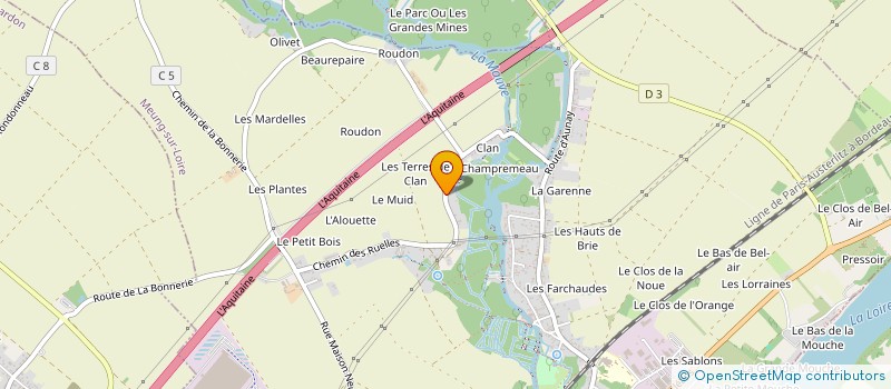 localisation de l'entreprise SCI PATRINNO  MEUNG-SUR-LOIRE