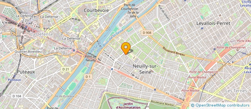 localisation de l'entreprise SCI PATRISCALE à NEUILLY-SUR-SEINE