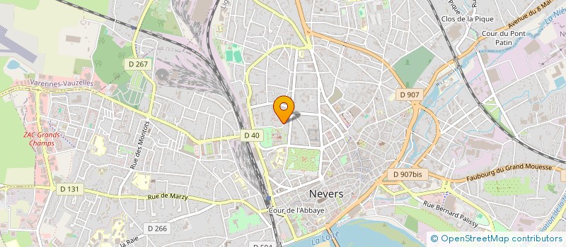 localisation de l'entreprise SCI PATRISSIME 4 à NEVERS