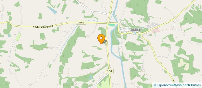 localisation de l'entreprise SCI PATRIX  MONTESQUIOU