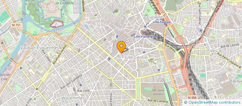 localisation de l'entreprise SCI PATROM à LILLE
