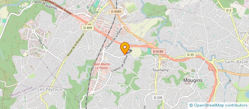 localisation de l'entreprise SCI PATROTO à MOUGINS
