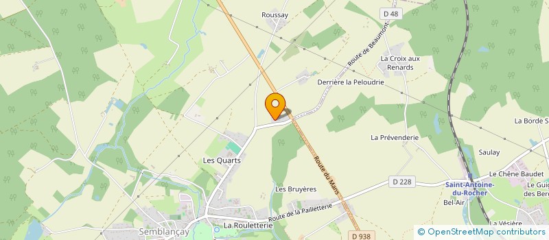 localisation de l'entreprise SCI PATSANPIELOU  SEMBLANCAY