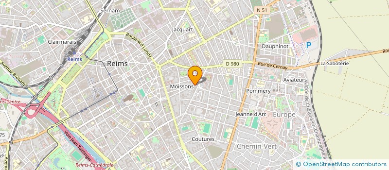 localisation de l'entreprise SCI PATSIT  REIMS