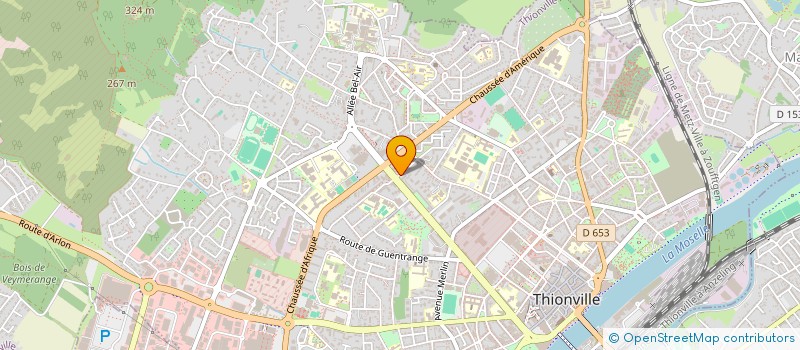 localisation de l'entreprise SCI PATSOPH à THIONVILLE