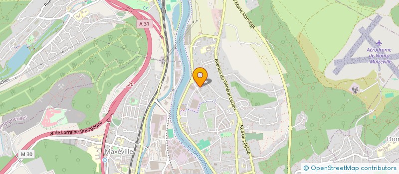 localisation de l'entreprise SCI PATTI  MALZEVILLE