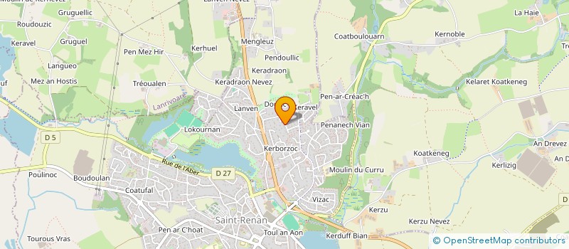 localisation de l'entreprise SCI PATTO  SAINT-RENAN