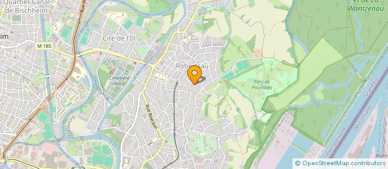 localisation de l'entreprise SCI PATTON  STRASBOURG