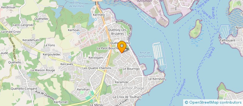 localisation de l'entreprise SCI PATTON  LARMOR-PLAGE