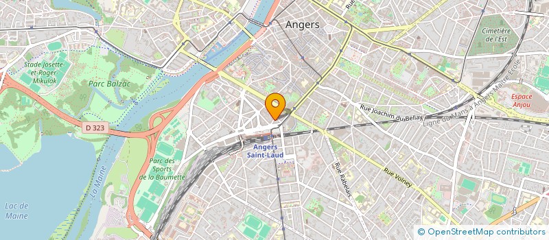 localisation de l'entreprise SCI PATTON 82 à ANGERS