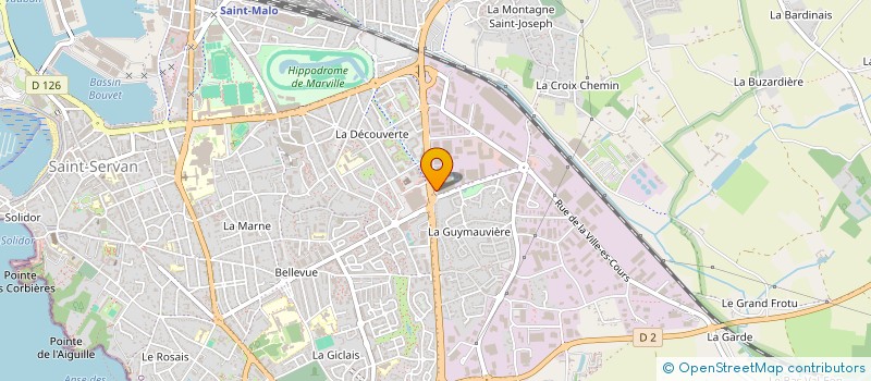 localisation de l'entreprise SCI PATTON MADELEINE  SAINT-MALO