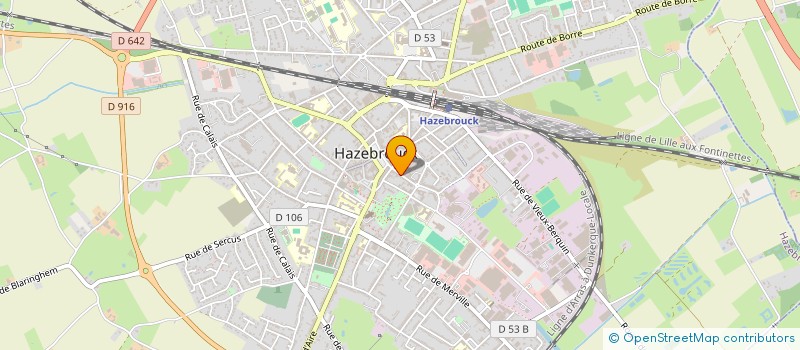 localisation de l'entreprise SCI PATTOU à HAZEBROUCK