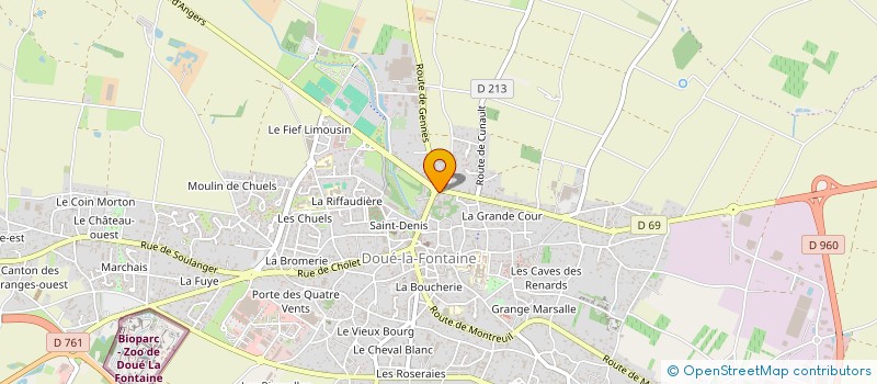 localisation de l'entreprise SCI PATURAL  DOUE-EN-ANJOU