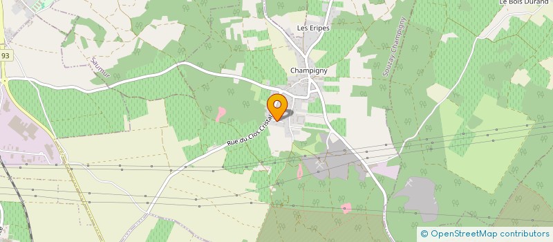 localisation de l'entreprise SCI PATURAL IMMOBILIER  SOUZAY-CHAMPIGNY