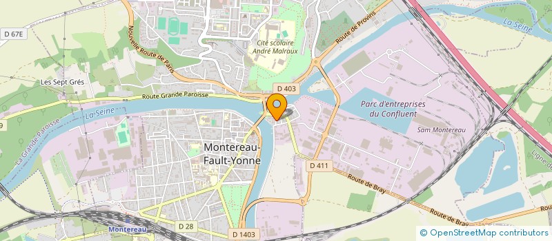 localisation de l'entreprise SCI PATURES à MONTEREAU-FAULT-YONNE