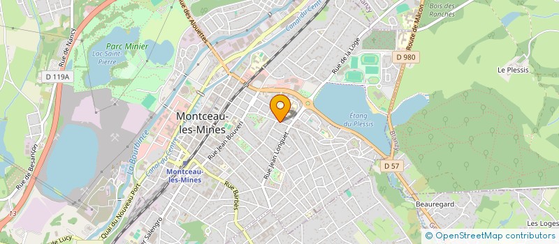 localisation de l'entreprise SCI PATUSSET  MONTCEAU-LES-MINES