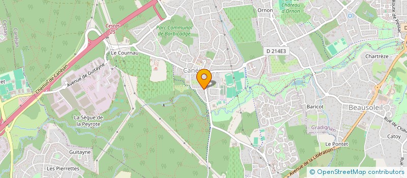 localisation de l'entreprise SCI PATXICA  CANEJAN