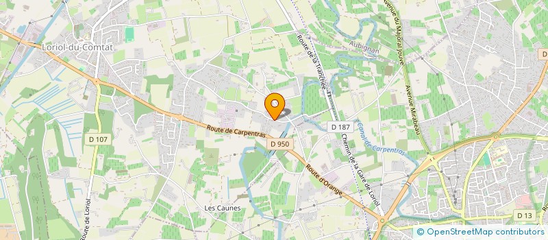 localisation de l'entreprise SCI PATY à LORIOL-DU-COMTAT