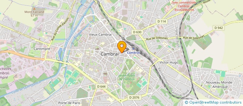 localisation de l'entreprise SCI PATY CAUET à CAMBRAI