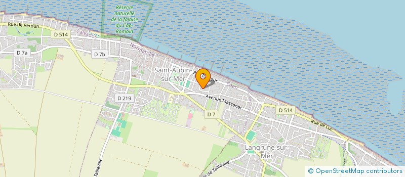 localisation de l'entreprise SCI PATZEN92  SAINT-AUBIN-SUR-MER