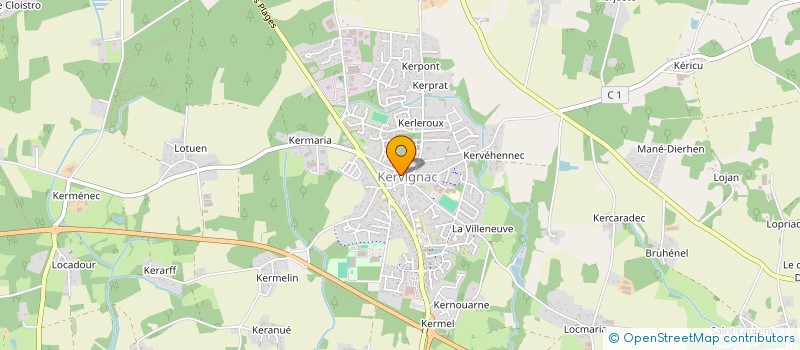 localisation de l'entreprise SCI PAU DROUET à KERVIGNAC