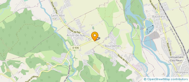 localisation de l'entreprise SCI PAU HLP  ARROS-DE-NAY
