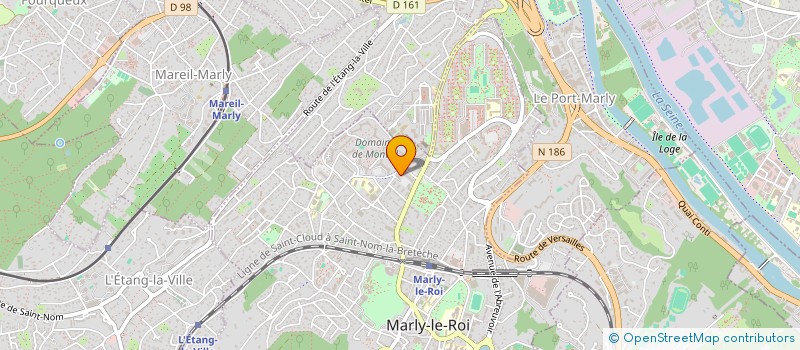 localisation de l'entreprise SCI PAU INVESTISSEMENT  MARLY-LE-ROI