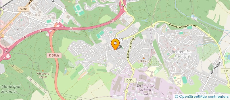 localisation de l'entreprise SCI PAUCAM  TING