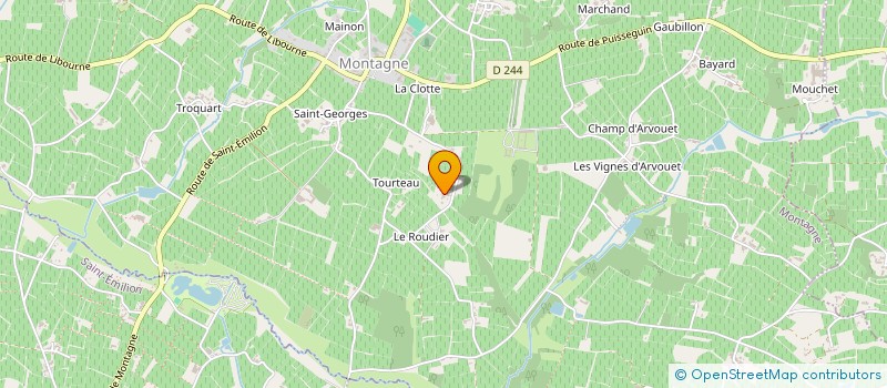 localisation de l'entreprise SCI PAUCAM  MONTAGNE