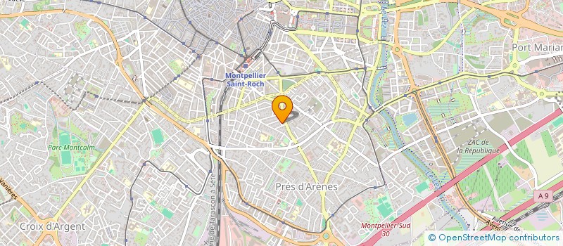 localisation de l'entreprise SCI PAUCARO à MONTPELLIER