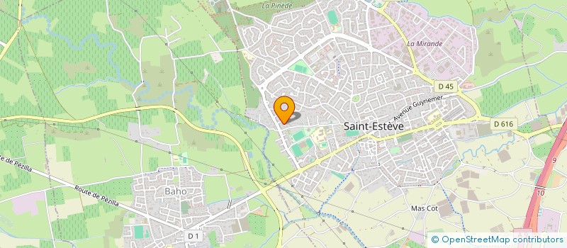 localisation de l'entreprise SCI PAUCSIK  SAINT-ESTEVE