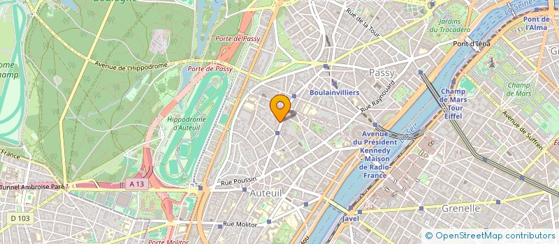 localisation de l'entreprise SCI PAUDANNE  PARIS