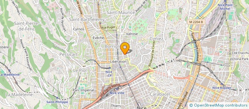 localisation de l'entreprise SCI PAUDI à NICE