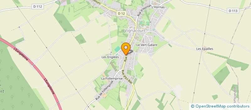 localisation de l'entreprise SCI PAUGRE  VIGNACOURT