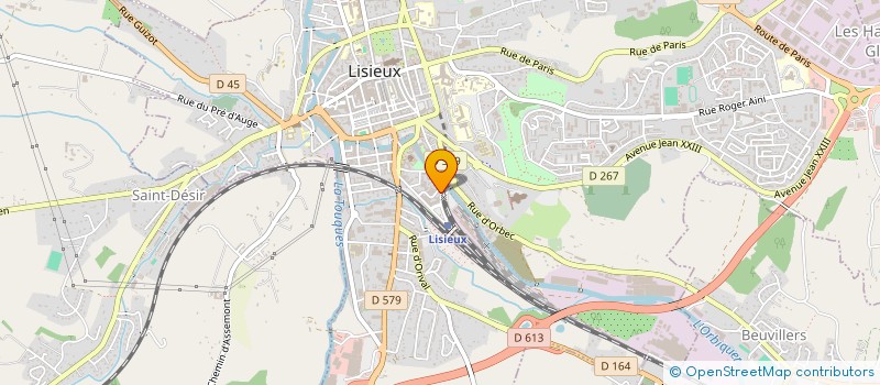 localisation de l'entreprise SCI PAUHEN à LISIEUX