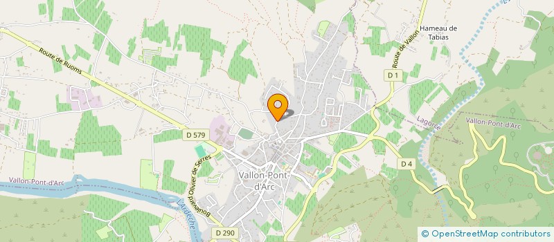 localisation de l'entreprise SCI PAUHENTOMA à VALLON-PONT-D'ARC