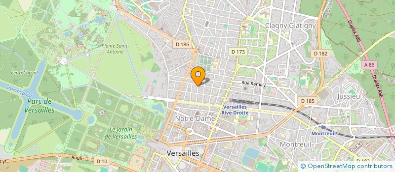 localisation de l'entreprise SCI PAUILLAC 1 à VERSAILLES