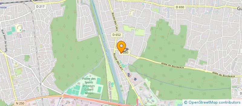 localisation de l'entreprise SCI PAUILLAC à GUJAN-MESTRAS