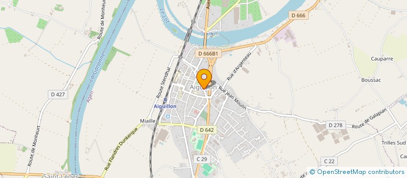 localisation de l'entreprise SCI PAUJUMAIN à AIGUILLON