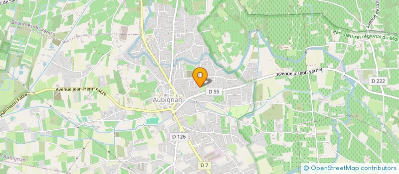 localisation de l'entreprise SCI PAUKER 84  AUBIGNAN