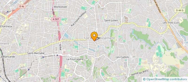localisation de l'entreprise SCI PAUL à MARSEILLE