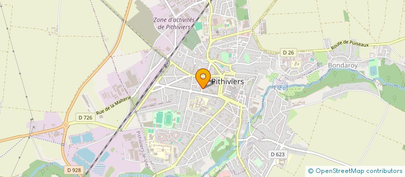 localisation de l'entreprise SCI PAUL à PITHIVIERS